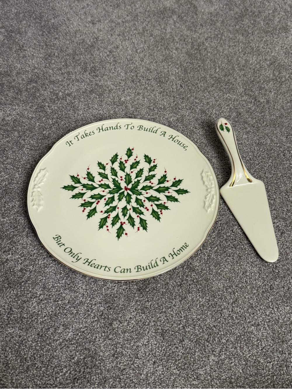 Lenox ‘Holiday’ Cake Plate and Server